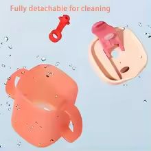 3-in-1 Kids Learning Cup with Straw, Sippy Lid, and Open Top