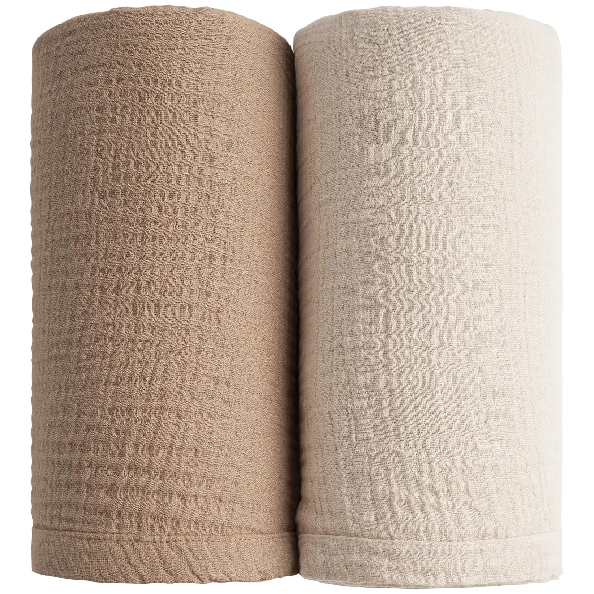 Baby Wrap, Cotton Muslin Swaddle Blankets, Soft Bedding Receiving Blanket