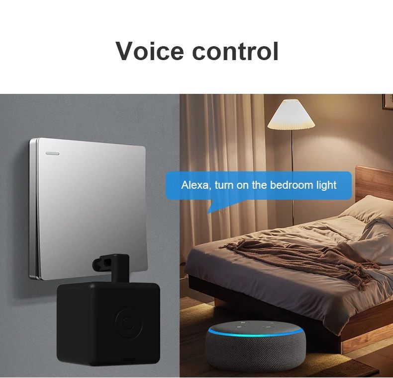 Smart Fingerbot Button Pusher Robot with Bluetooth and Zigbee Options
