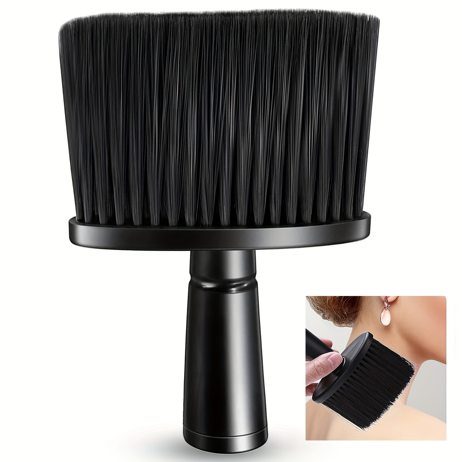 Professional Barber Neck Duster Soft Nylon Brush for Hair Cleaning Multi-Functional Cleaning Brush for Salon