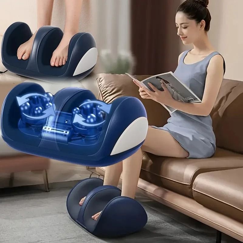 Extra Big Electric Foot Massager With Heat and Deep Kneading