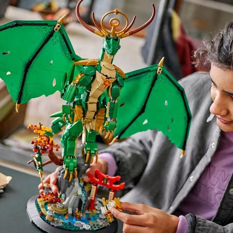 Master Wu Divine Dragon Mech Building Set – 1650 Piece Dragon Mech Robot Toy for Kids