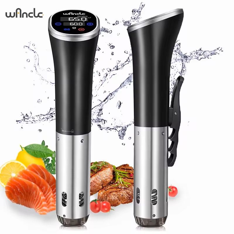 1100W Sous Vide Immersion Cooker with LCD Touch Display and Waterproof Design