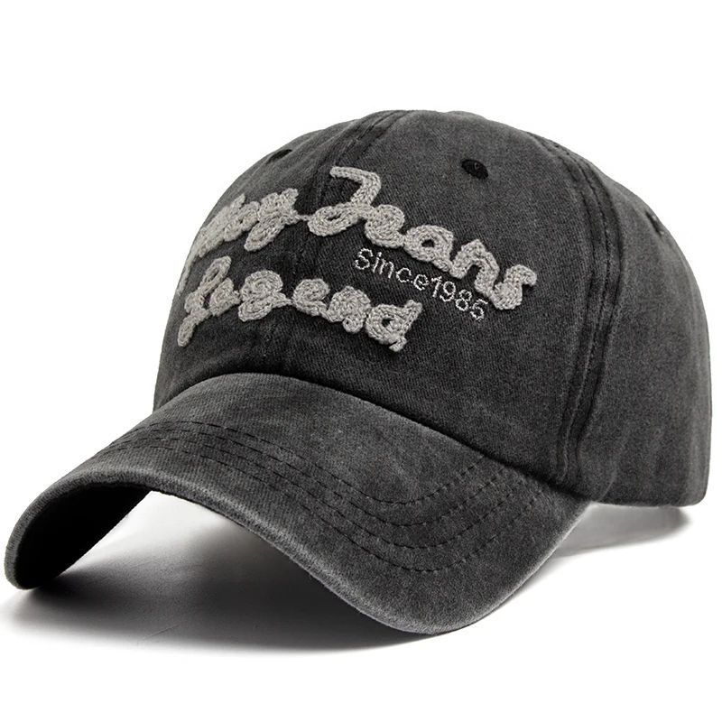 CNTANG Cotton Letter Embroidery Baseball Cap