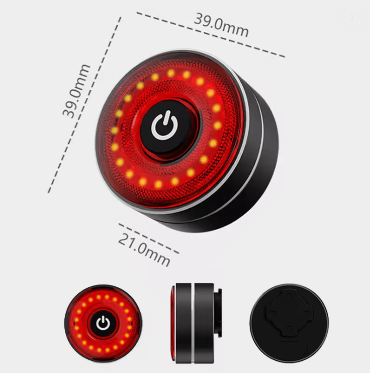BUCKLOS Smart Brake Sensor Rechargeable Bike Taillight