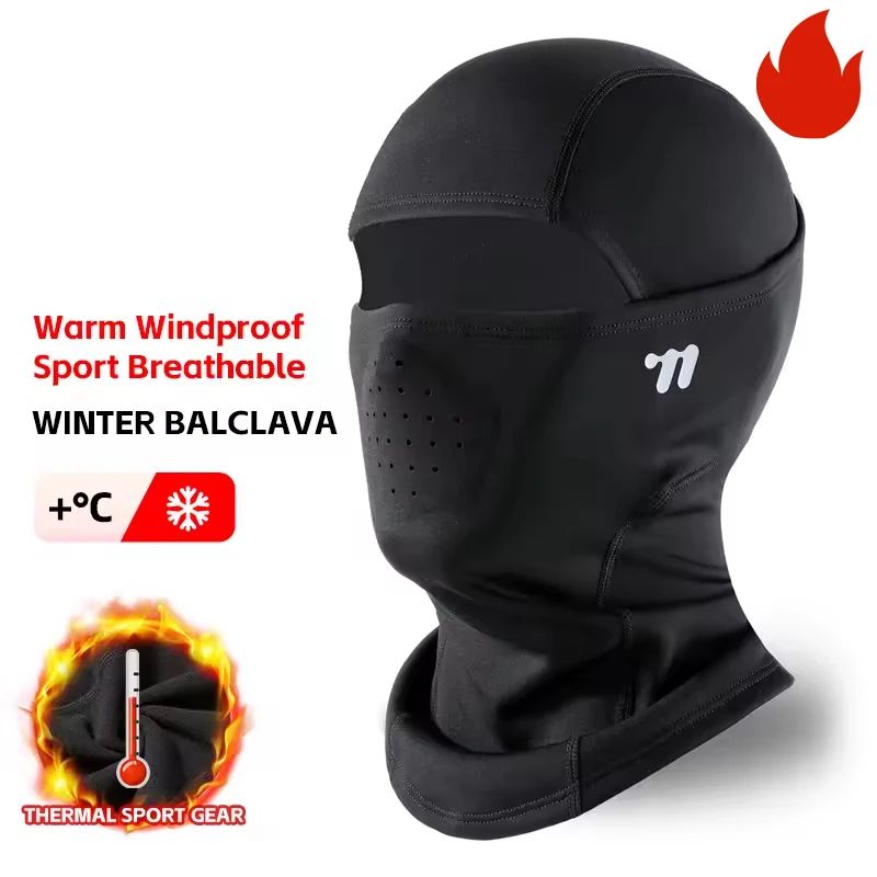 WEST BIKING Winter Fleece Balaclava Windproof Thermal Face Mask