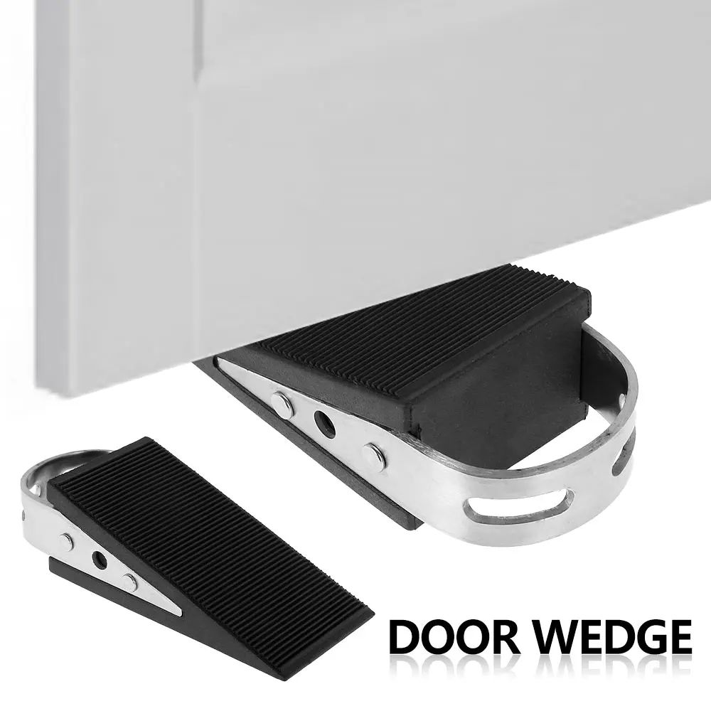 Premium Home Door Stopper Wedge, Shock-Absorbent Anti-Collision Non-Slip Door Stopper