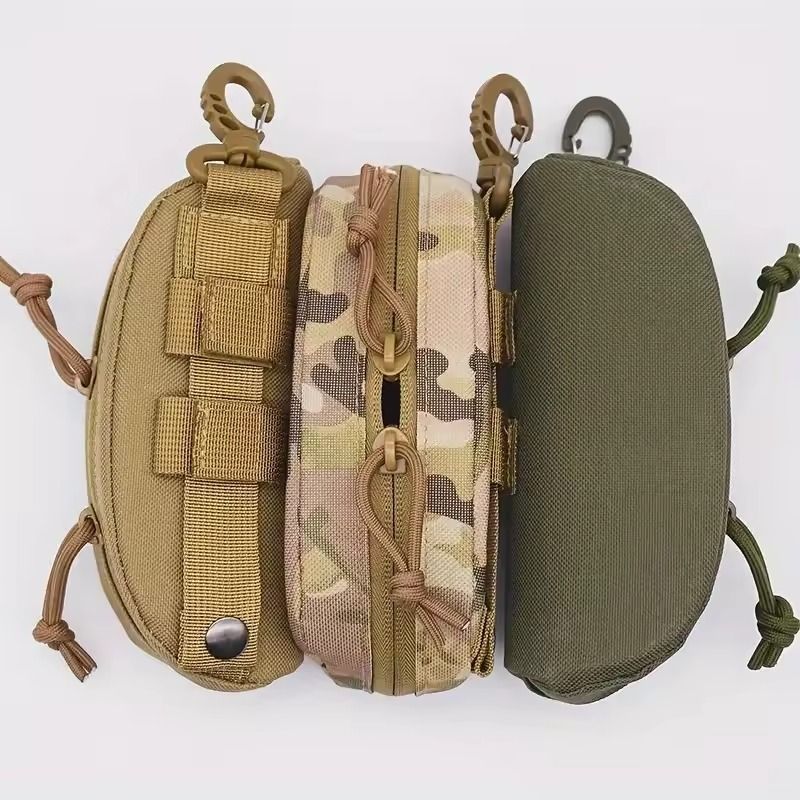 Tactical MOLLE Shockproof Eyeglass and Sunglasses Case