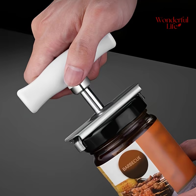 Adjustable Stainless Steel Jar Opener Multi-Function, Labor-Saving Kitchen Gadget