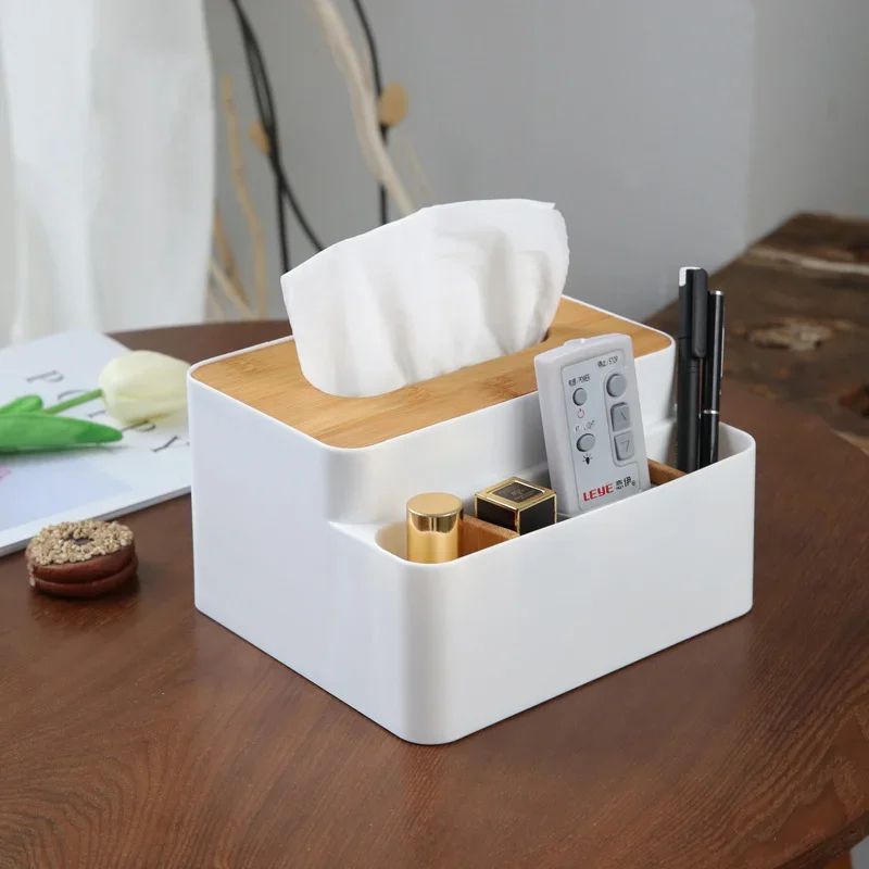 Desktop Storage Box Organizer Remote Control Holder