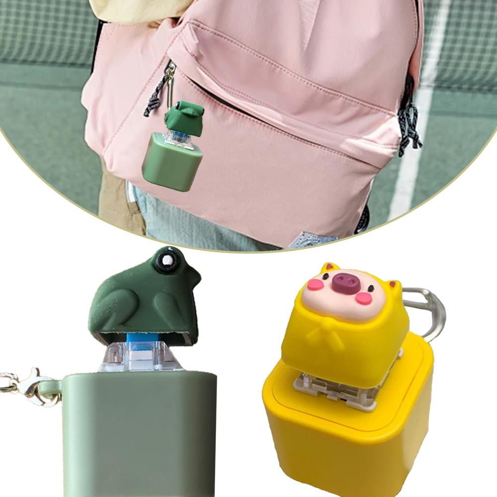 Frog, Pig, or Dog Fidget Toy Keychain with Colorful Lights – Rechargeable Stress Reliever and Sensory Fun Toy with Anima