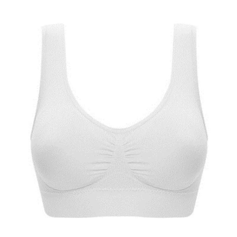 Womens Push Up Bra Backless Wireless Seamless Brassiere Plus Size