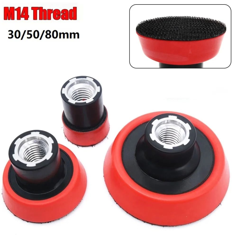 Professional Automotive Polishing and Sanding Backing Plate Pad Set for Rotary Polisher M14
