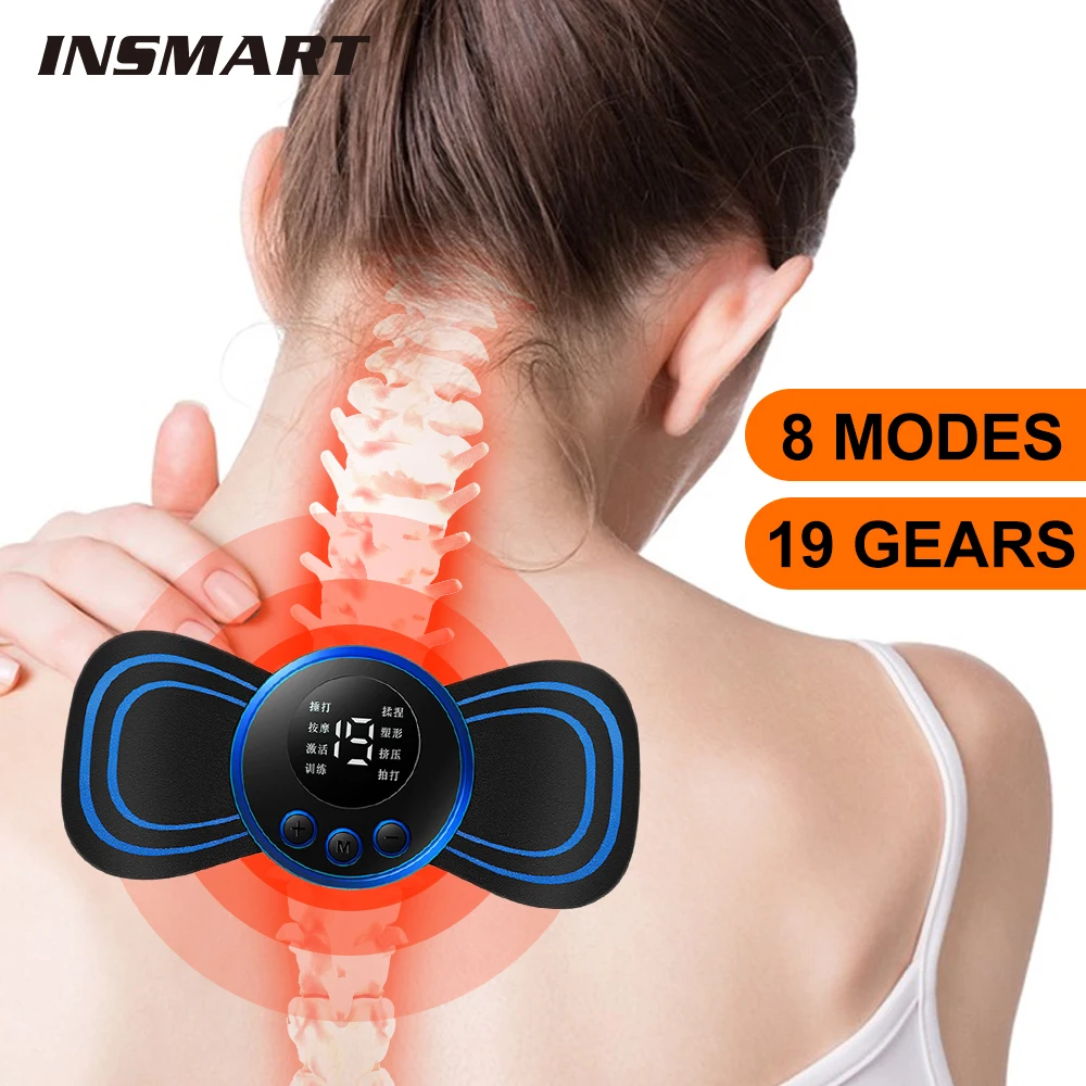 Mini Electric Neck Massager Modes for Muscle Relaxation & Fatigue Relief