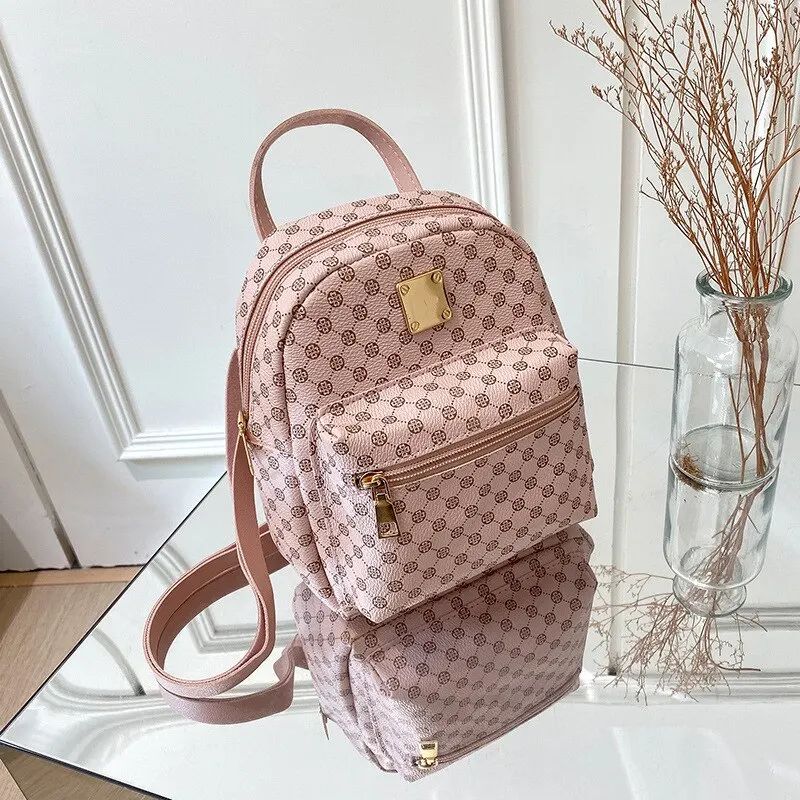Women's Fashion Mini Backpack, PU Leather School Bag Convertible Crossbody Shoulder Handbag