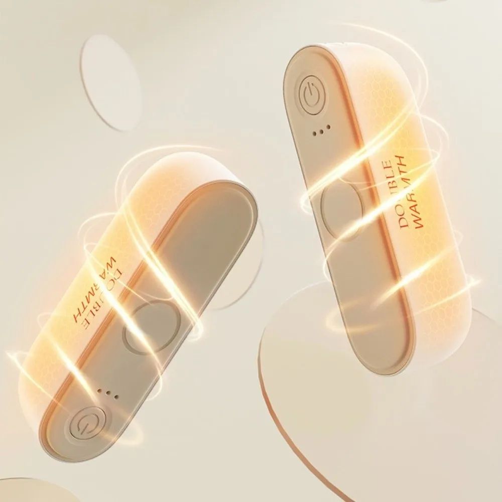 2 in 1 Magnetic Rechargeable Hand Warmers with LED Display