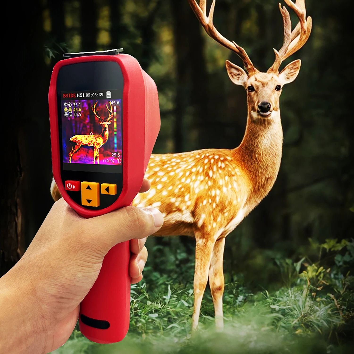 Professional Handheld Thermal Imager Camera with 240x240 Resolution and High Temperature Range Detection