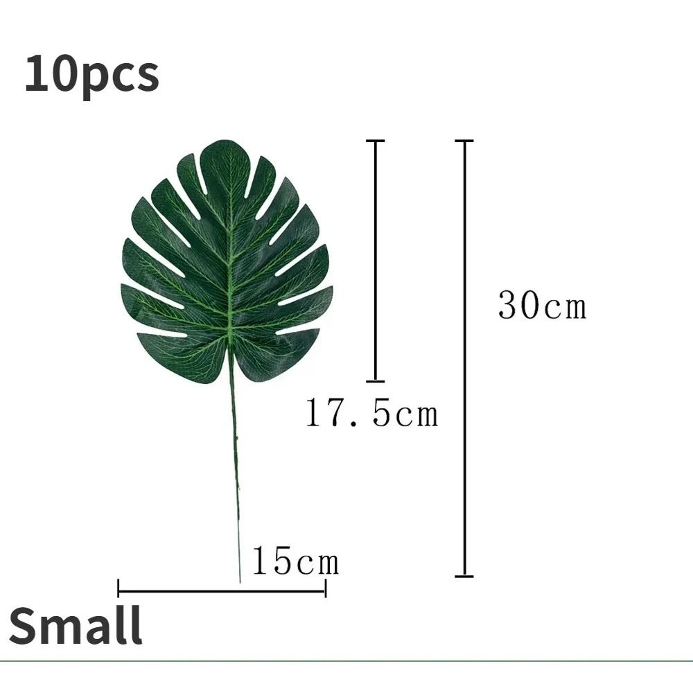 Hawaii Artificial Palm Leaf Set – High-Definition Tropical Botanical Accents