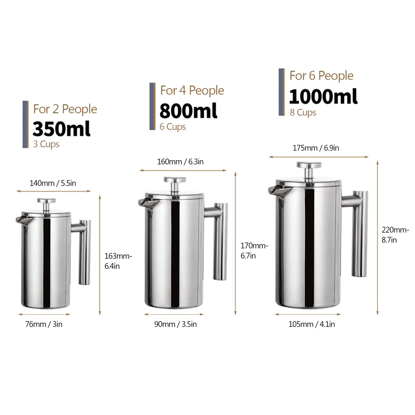 Stainless Steel French Press