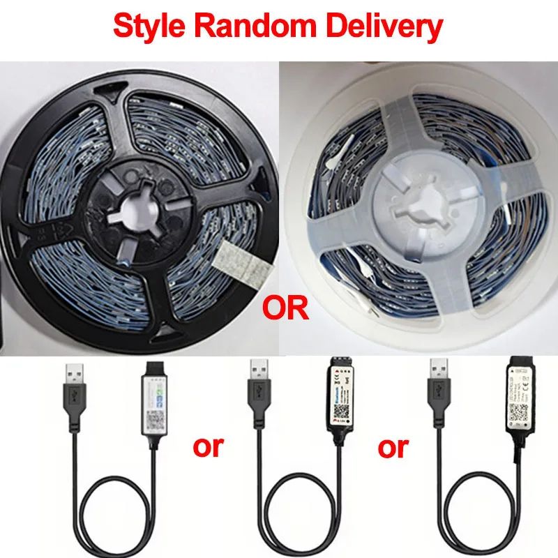 SmartGlow Bluetooth LED Strip Lights 5050 RGB Backlights with App Remote Control
