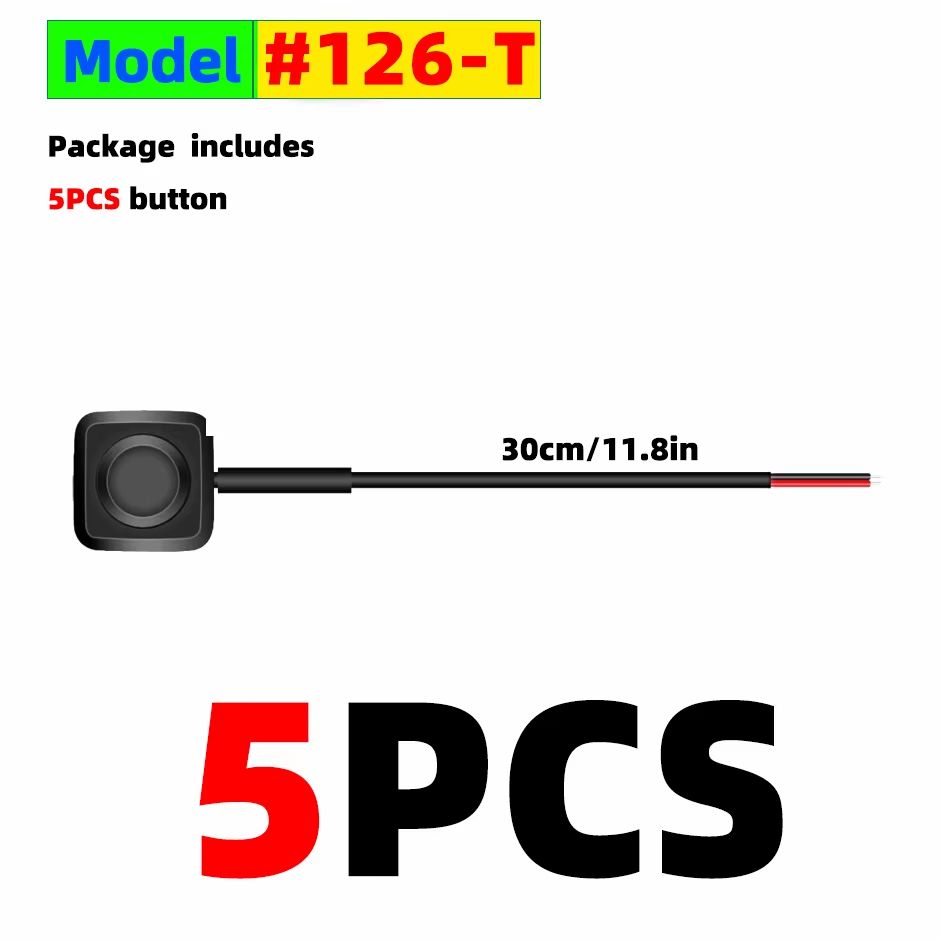 Mini Surface-Mount Momentary Push-Button On/Off Switch (12 V/24 V)