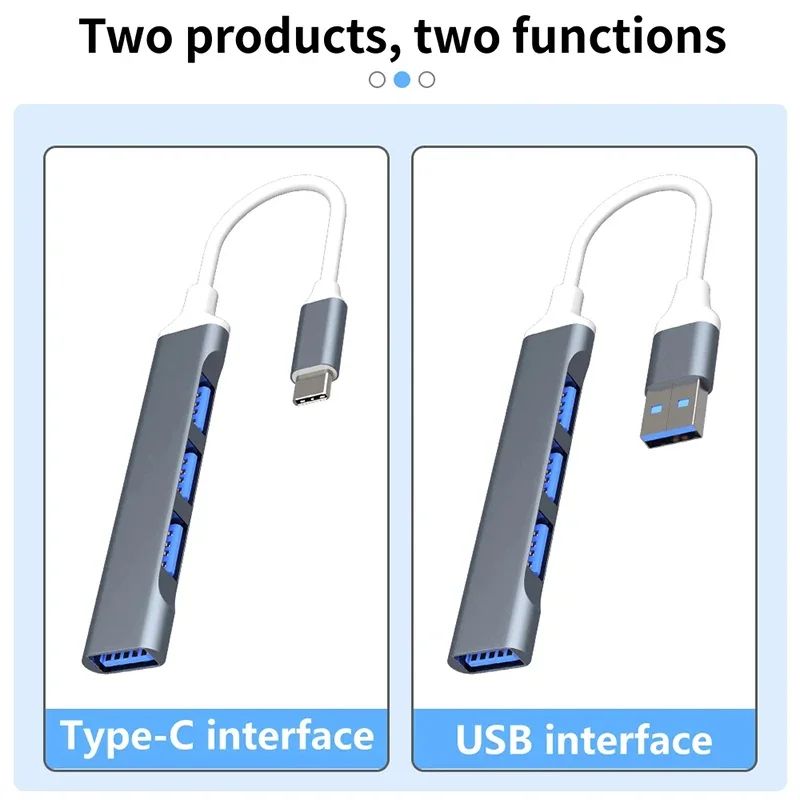 UltraSlim USB-C 4-Port USB 3.0 Hub Adapter