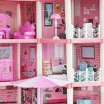 3D DIY Dream Princess Castle Villa Doll House