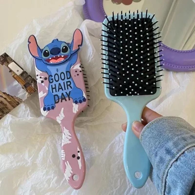 Cute Stitch Air Cushion Massage Comb For Children And Students