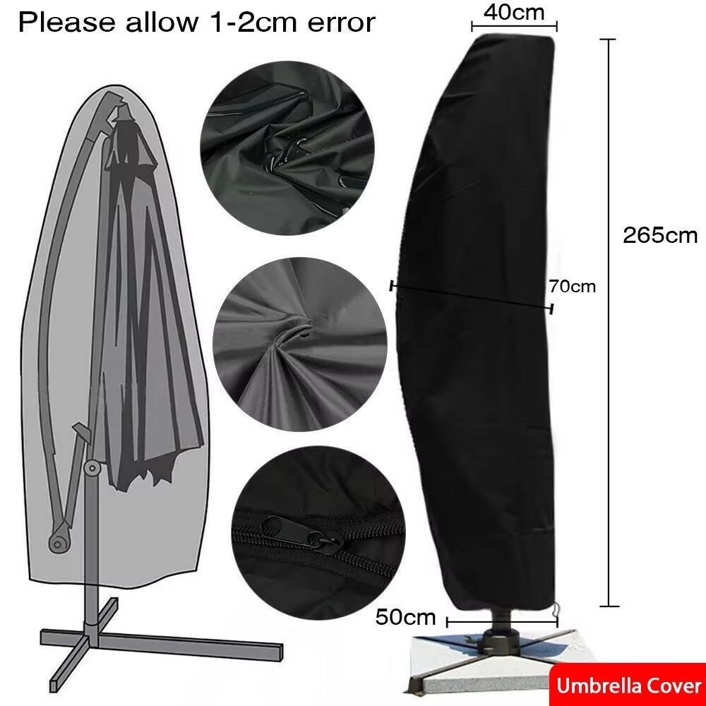 Waterproof Oxford Cloth Outdoor Umbrella Cover for Cantilever and Patio Parasols
