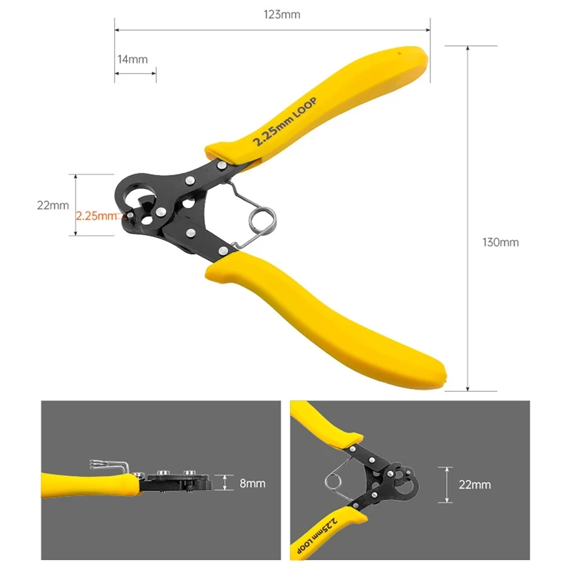 Round Nose Pliers for Wire Ring Wrapping, Wire Rolling Plier Jewelry Making Tool, Wire Winding Bending Repair