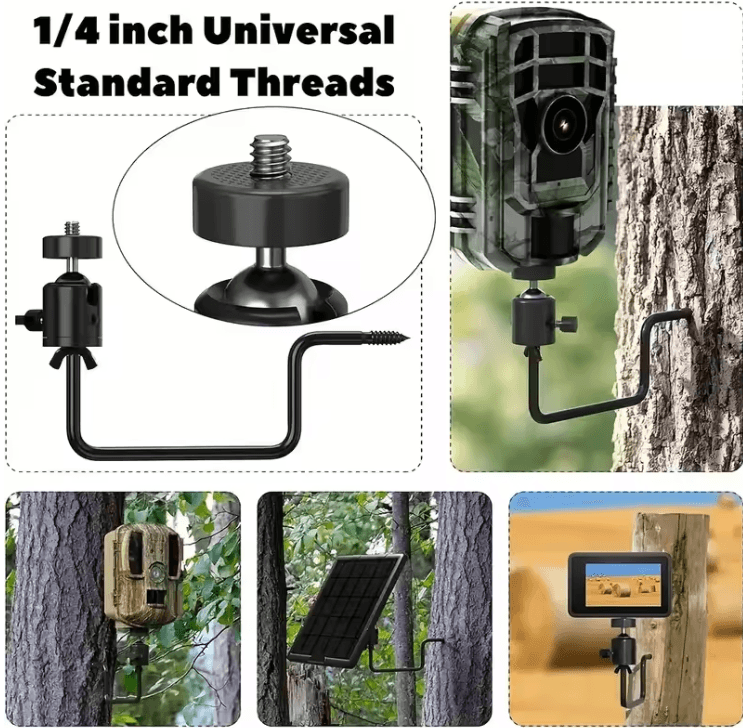Trail Camera Tree Mount Adjustable Hunting Camera Bracket Stand