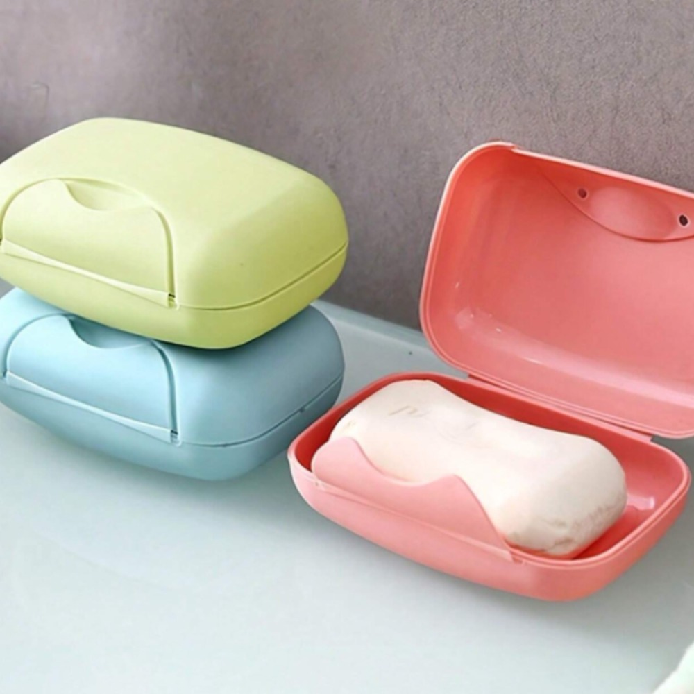 Portable Waterproof Soap Box for Travel, Outdoor & Bathroom Use – Large Sealed Soap Case