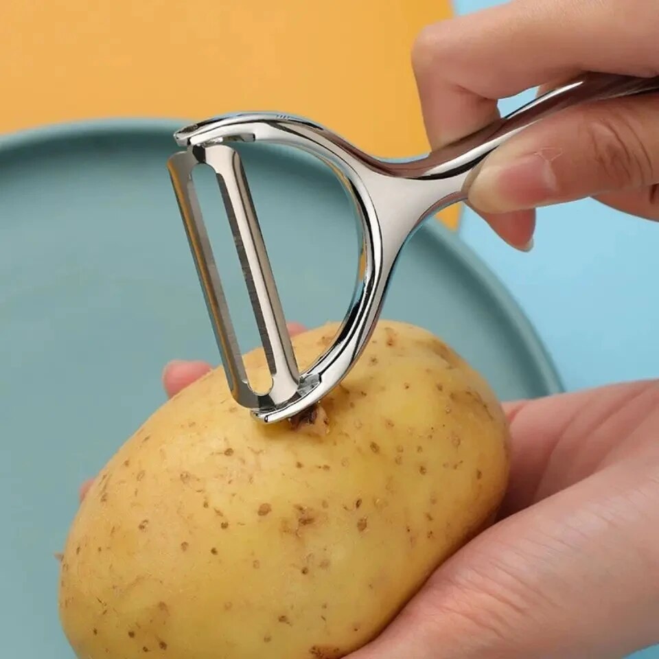 Multi-function Potato Peeler, Stainless Steel Vegetable Peeler, Fruit Grater Kitchen Accessory
