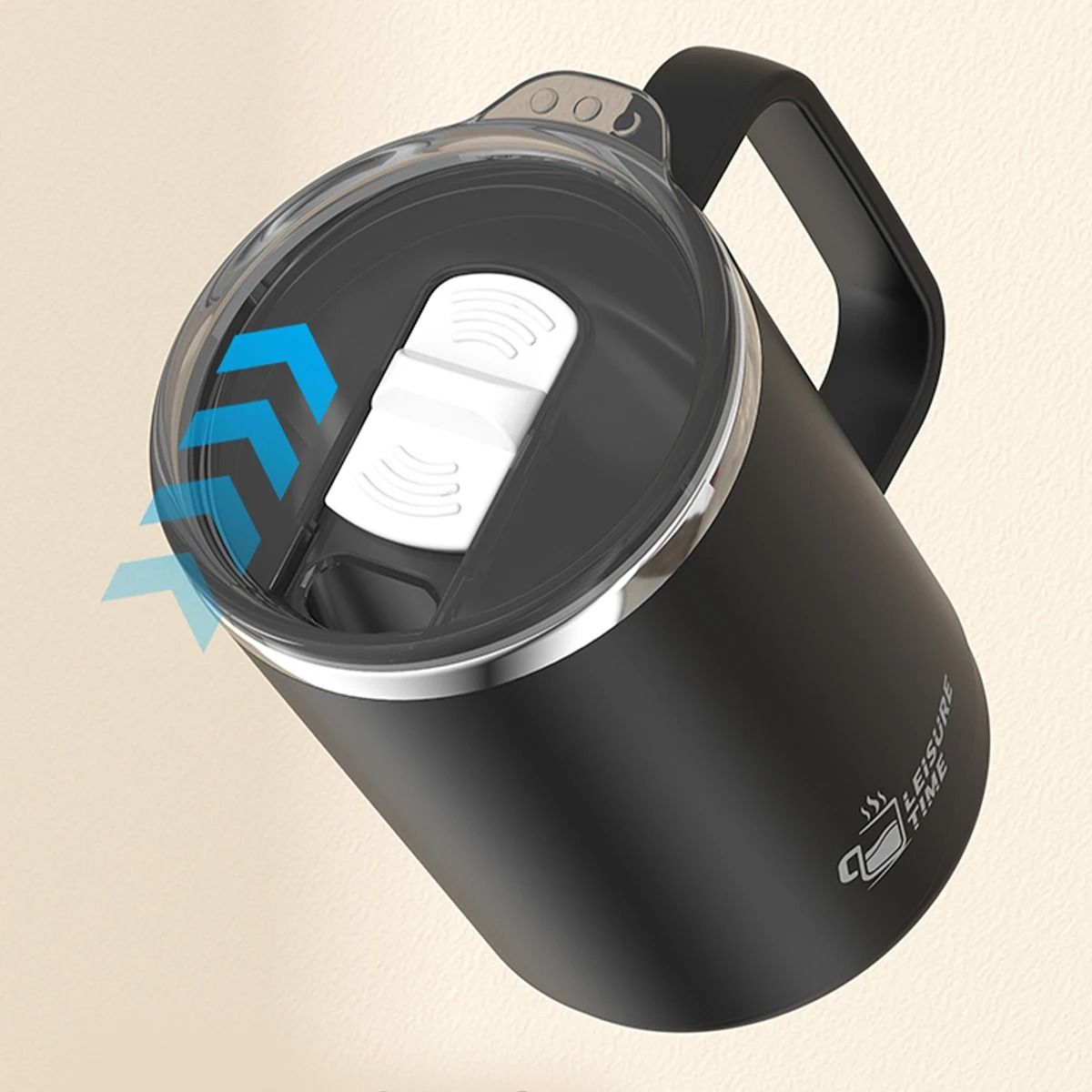 Insulated Stainless Steel Coffee Mug Double Wall Large Capacity Travel Cup
