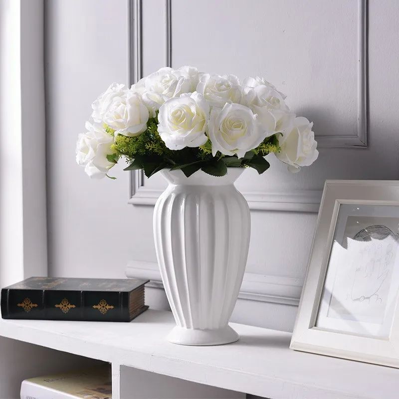 Modern Minimalist Europe Style Ceramic Flower Vase