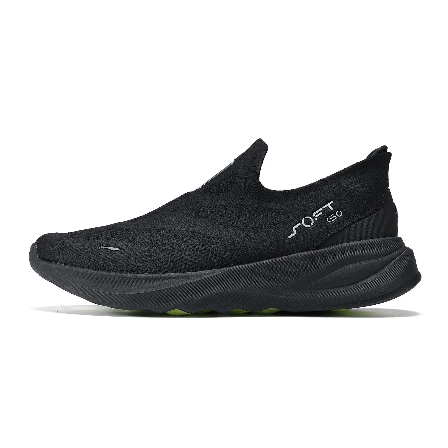 Li-Ning Mens SOFT GO 2 KNIT Slip-On Walking Shoes