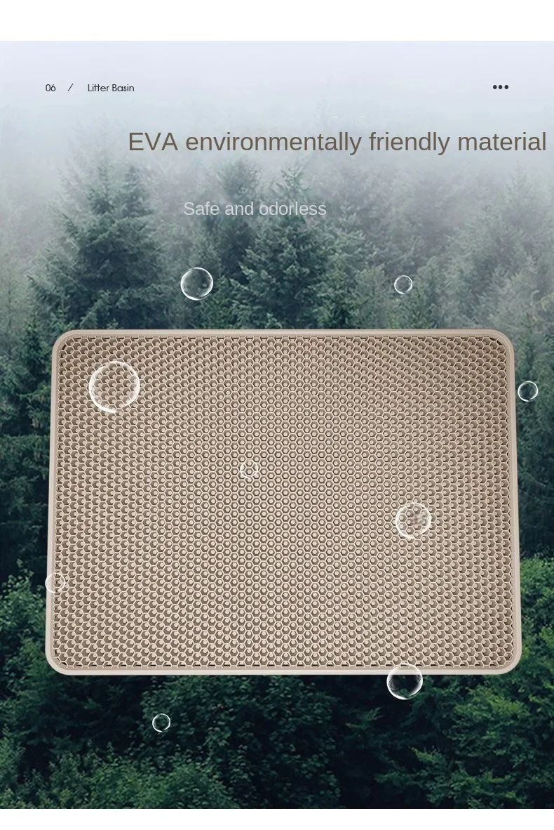 Double Layer Waterproof Cat Litter Mat