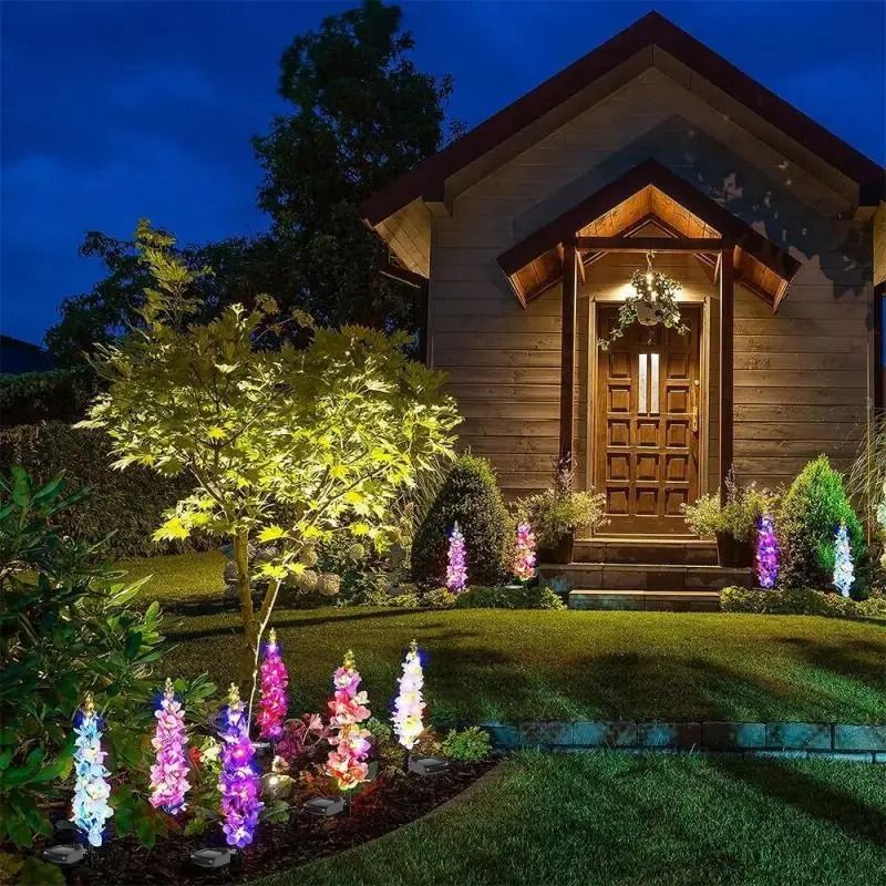 Solar Outdoor Decorative Flower Stake Lights