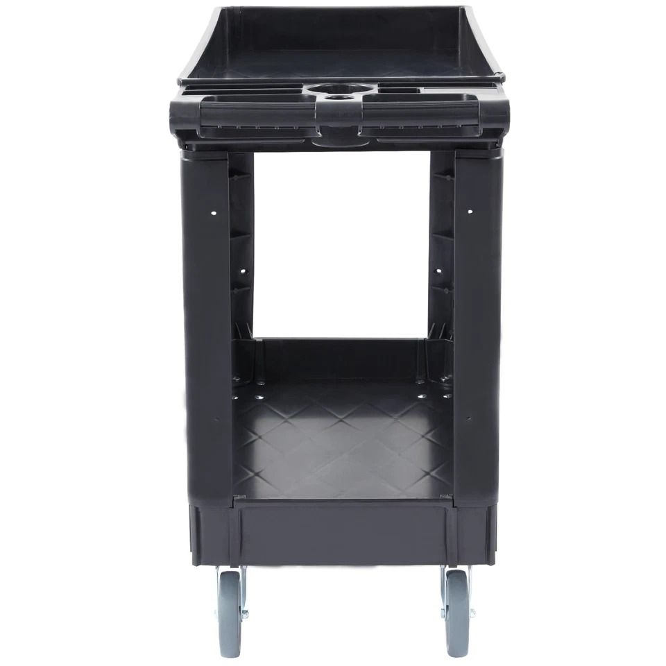 Utility Service Cart with Swivel Wheels Rolling Cart