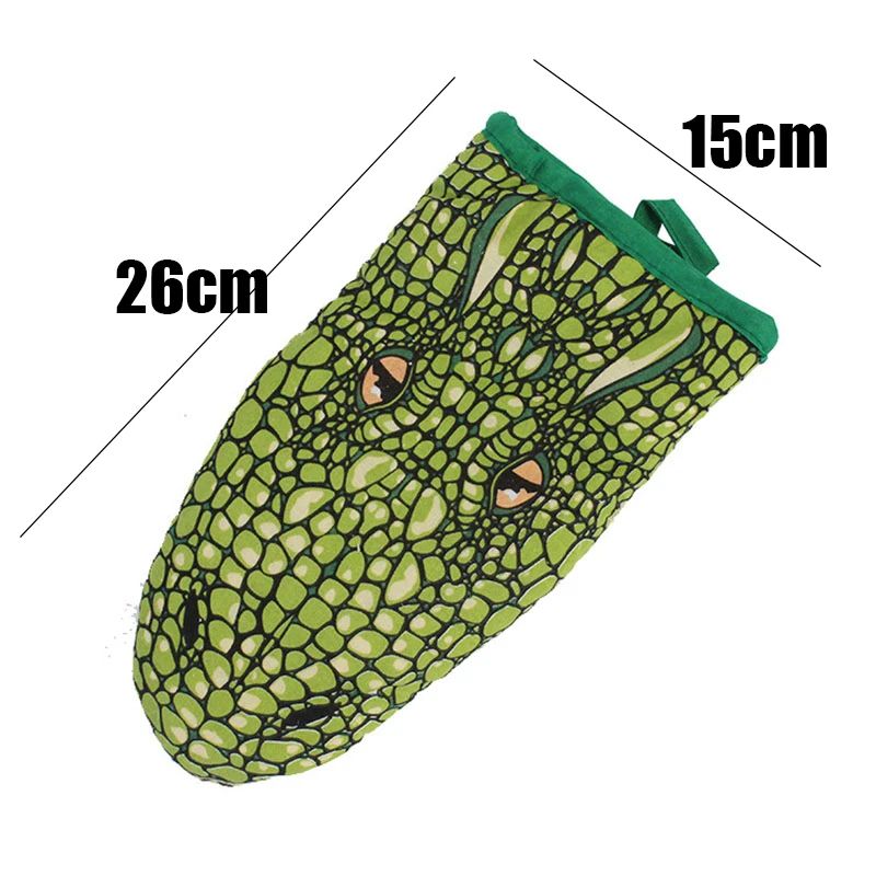 Cute Crocodile Microwave & Oven Insulation Gloves (2 pcs)