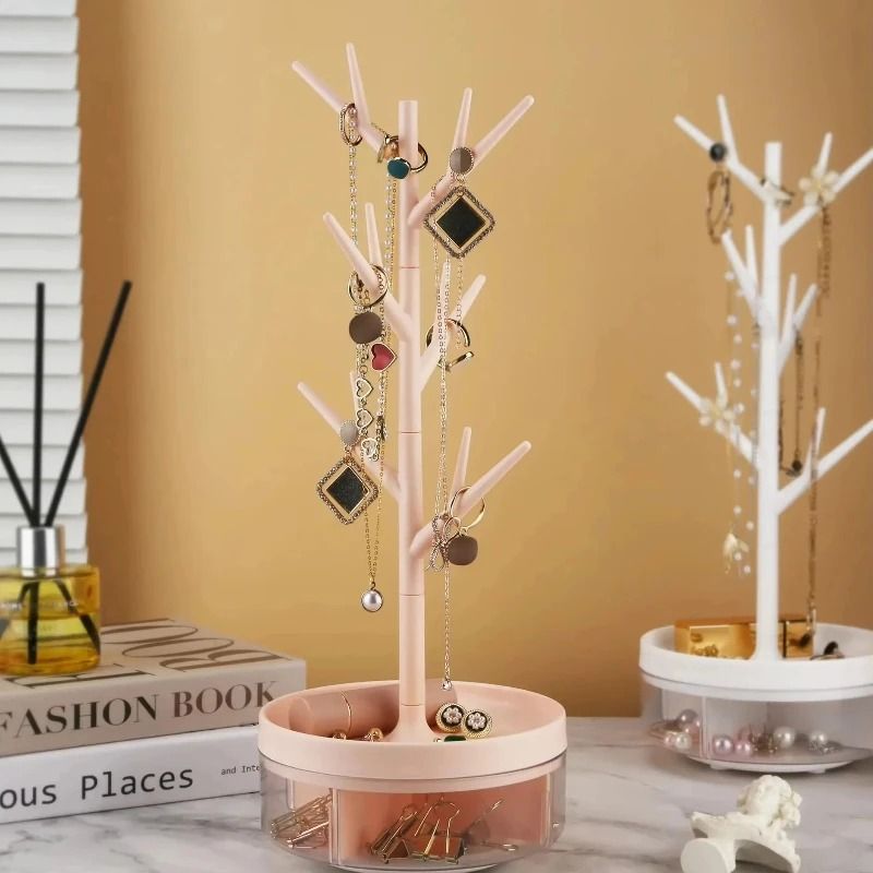 360-Degree Rotating Multi-Purpose Jewelry Rack
