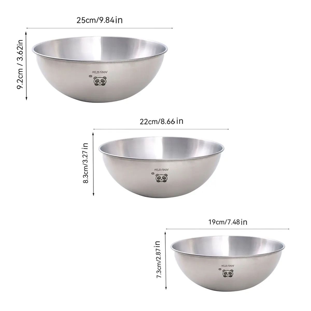 Stainless Steel Mixing Bowl with Scale Large Capacity Kneading Dough Bowl