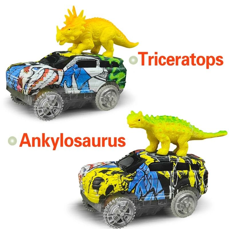 Magic Climbing Electric Dinosaur Railway Toy Set
