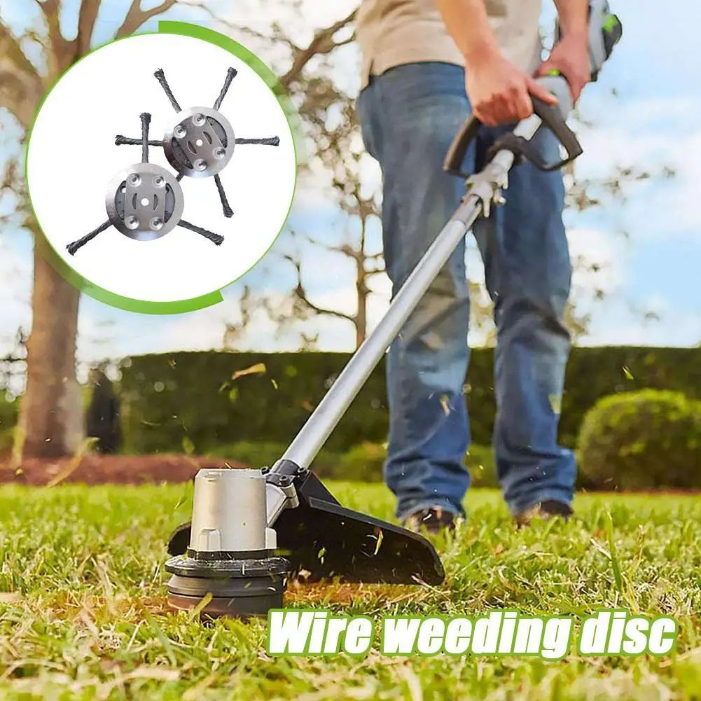 Steel Wire Wheel Weed Brush Trimmer Head