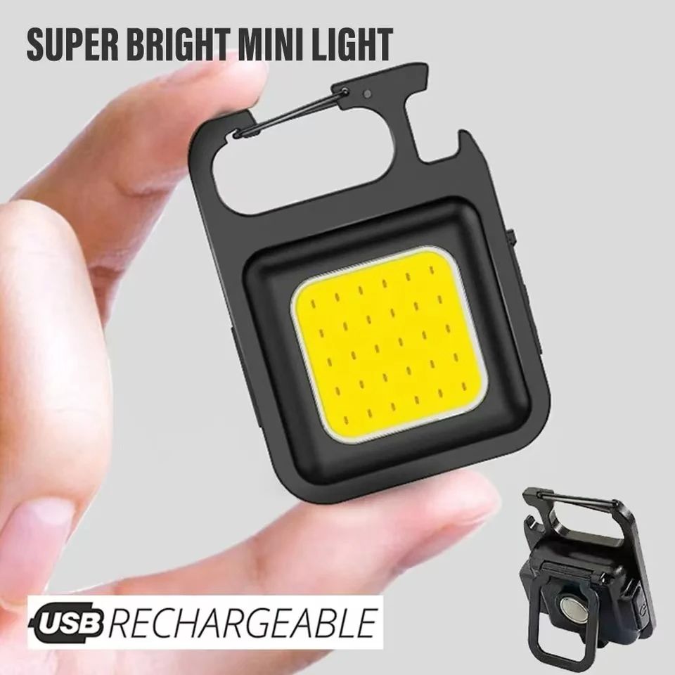 Multifunctional Self-Defense Keychain, High Power LED Flashlight, and Emergency Tools for Personal Protection