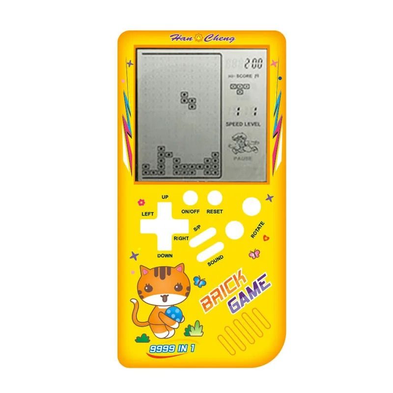 Mini Retro Handheld Brick Game Console for Kids