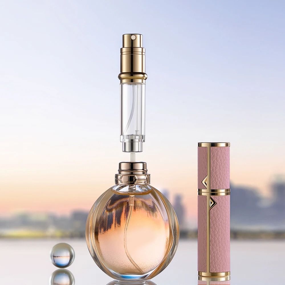 5ml PU Leather Mini Perfume Atomizer Spray Bottle