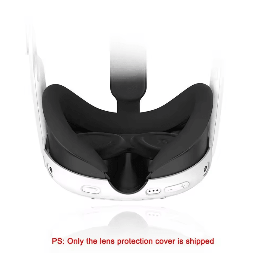 Ultra-Fit VR Lens Protector Cover for Meta Quest 3 – Dustproof Anti-Scratch Cap