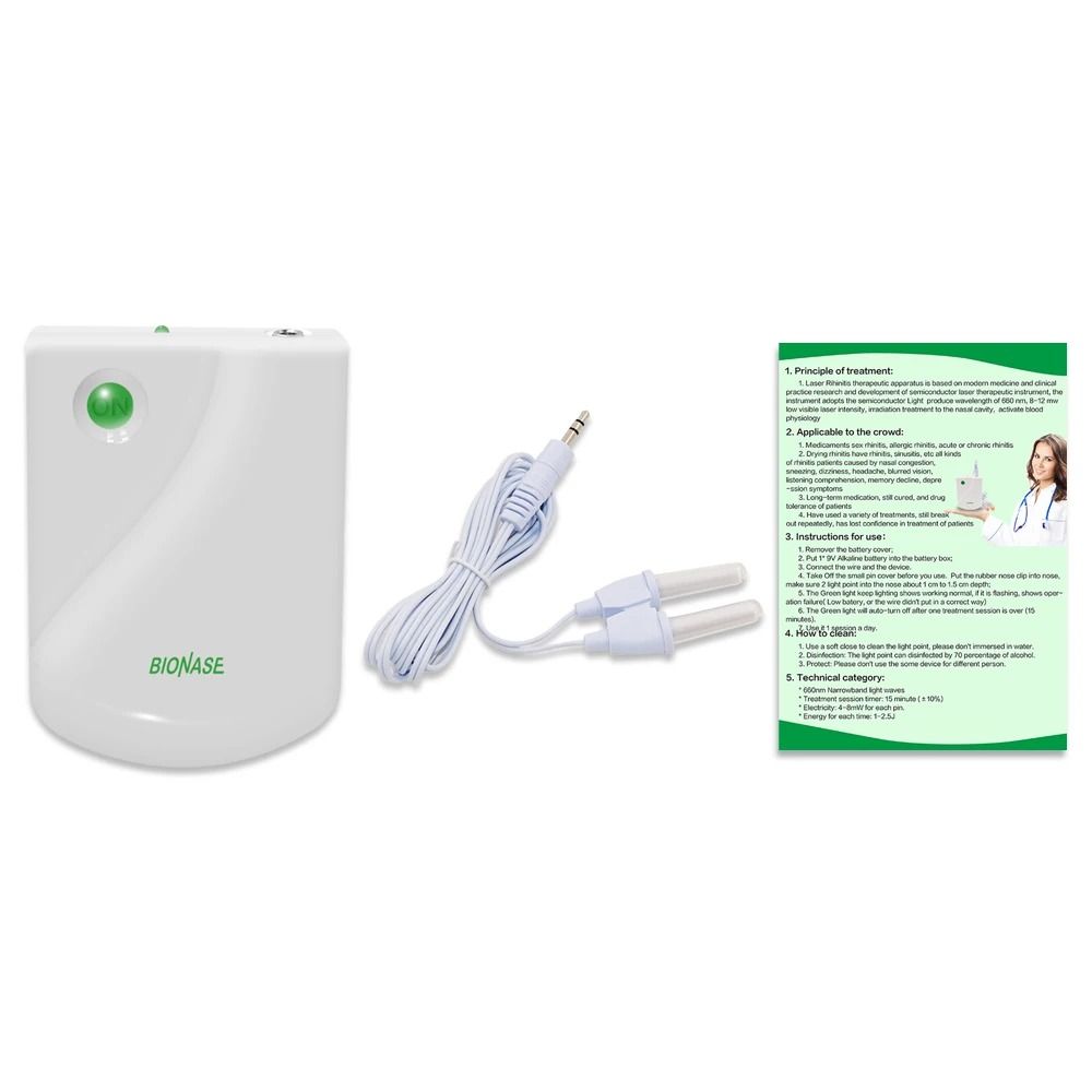 Dual Action Sinus Relief and Nasal Light Therapy System