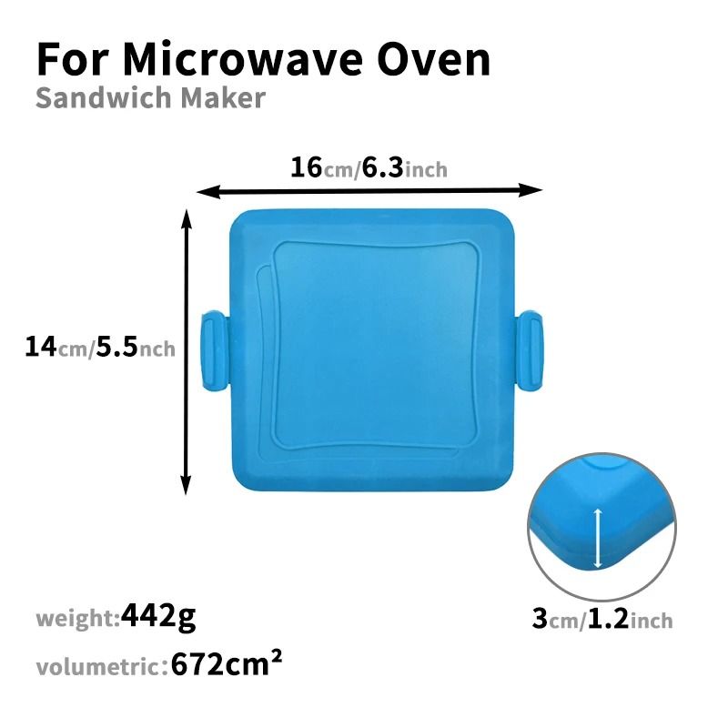 Microwave Silicone Sandwich Maker | Premium Food Grade Crispy Toast System & Quick Even Cooking Infrastructure